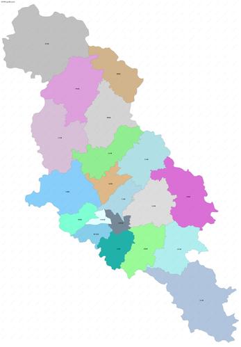 广东省兴宁市地图